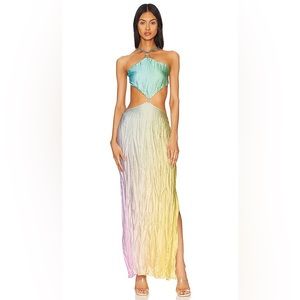NEVER WORN BAOBAO KIRA MAXI DRESS COLOR HALO
